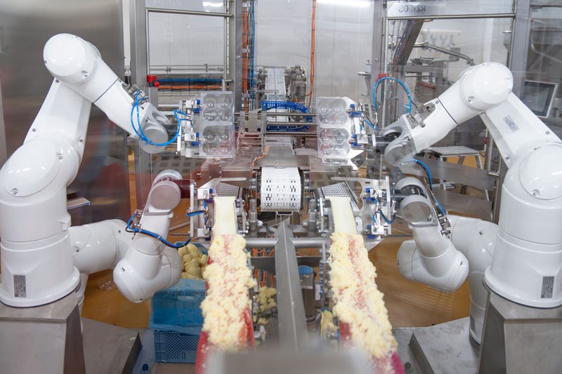 Robots packagie potato dumplings