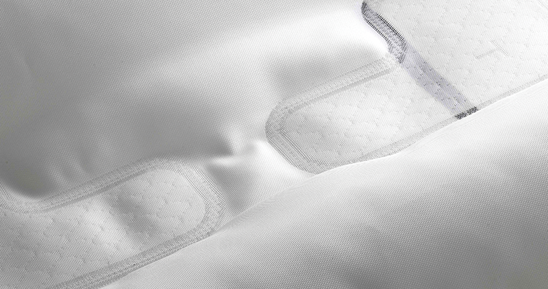 OPW airbag - no stitch - curtain airbag woven thanks to Stäubli Jacquard weaving machine