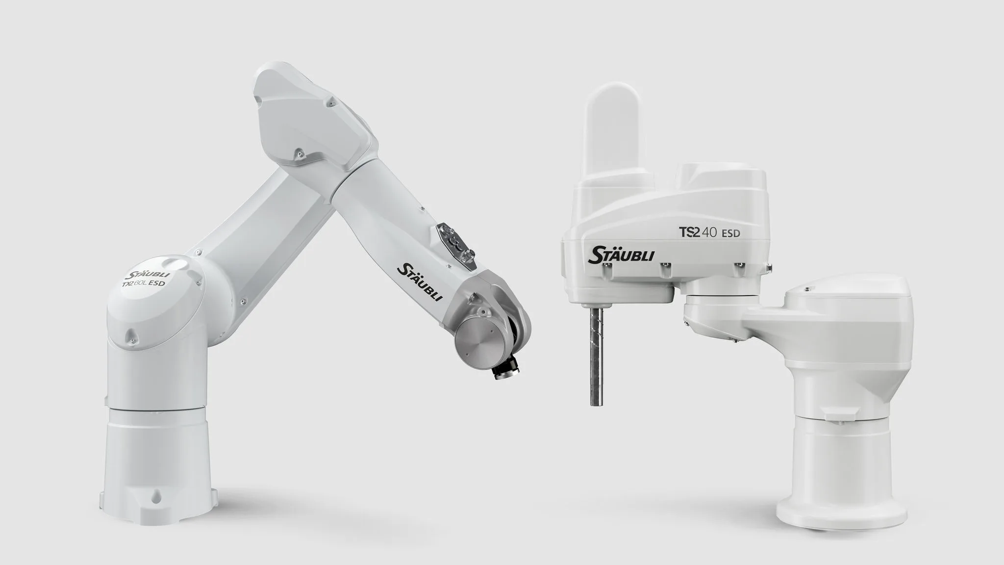 ESD compliant robot range for electronics